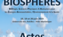 Actes 1er Colloque International BIOSPHERES – Juin 2019